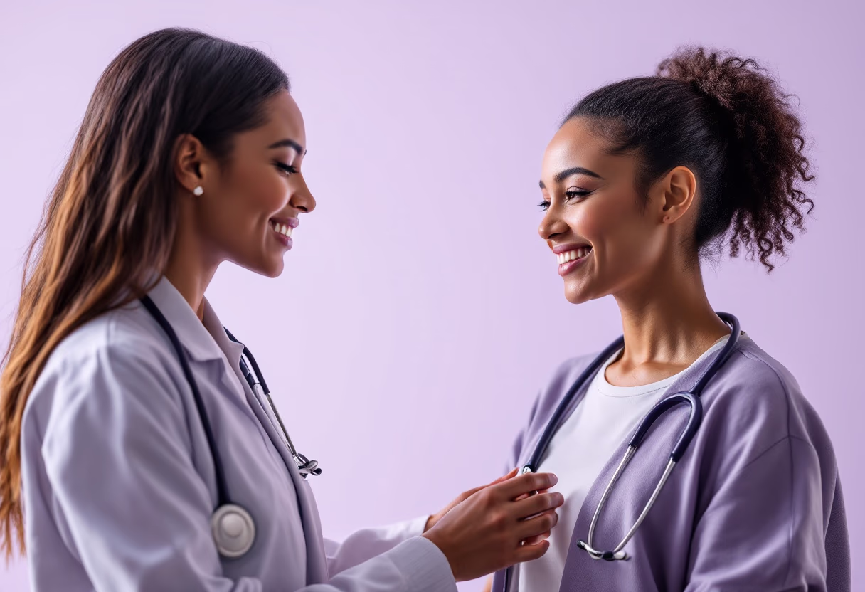 image of a doctor with a patient